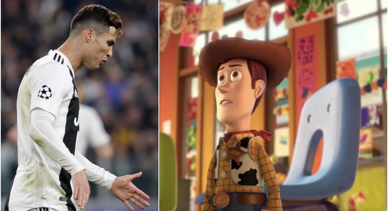 Cristiano Ronaldo and toy Story