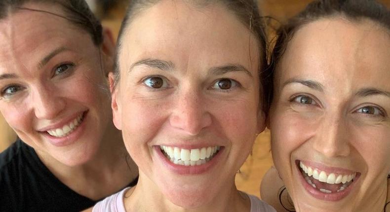 Jennifer Garner Shares Post-Workout No-Makeup Pic