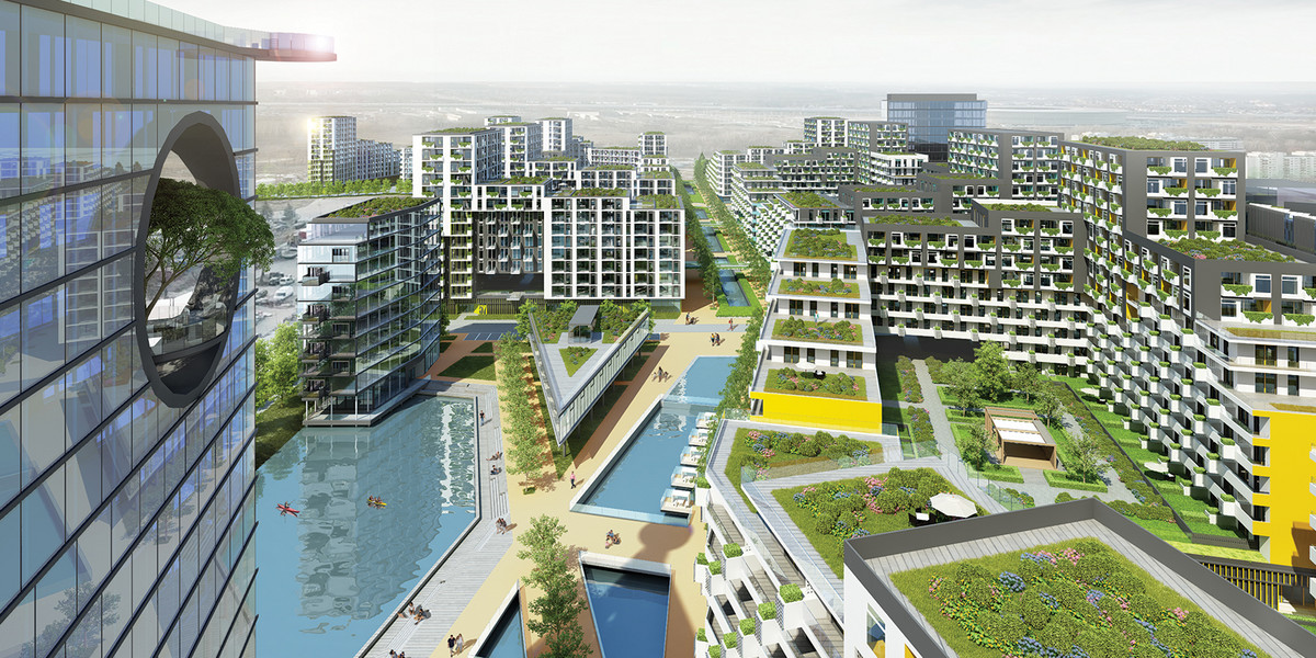 PFI FUTURE wraz z Politechniką Wrocławską oraz Uniwersytetem Przyrodniczym we Wrocławiu stworzyły koncepcję osiedla przyszłości 