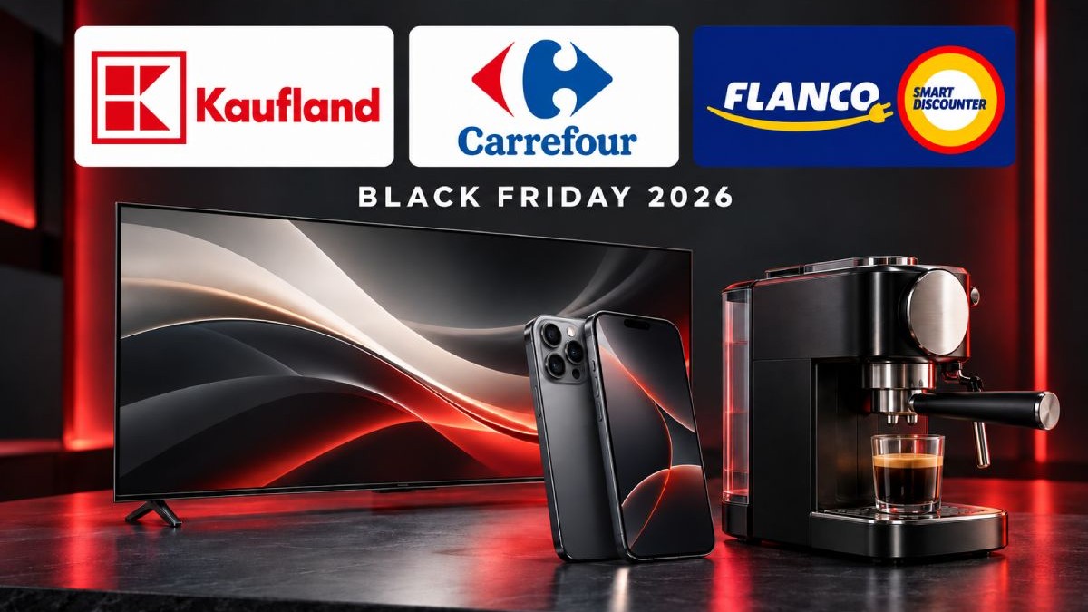 Începe bătălia pentru Black Friday 2026. Kaufland, Carrefour și Flanco taie prețurile cu până la 65%
