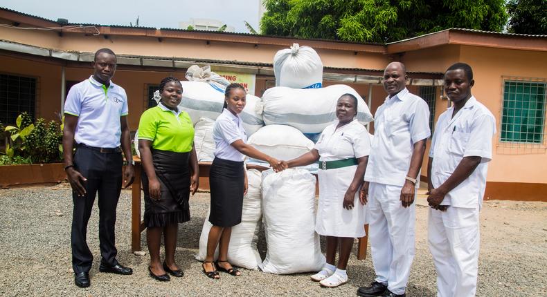 Mary Susanna Yorke, Corporate Sustainability Officer at UT Bank, who donated the clothes on behalf of the bank said the gesture was part of its social responsibility.