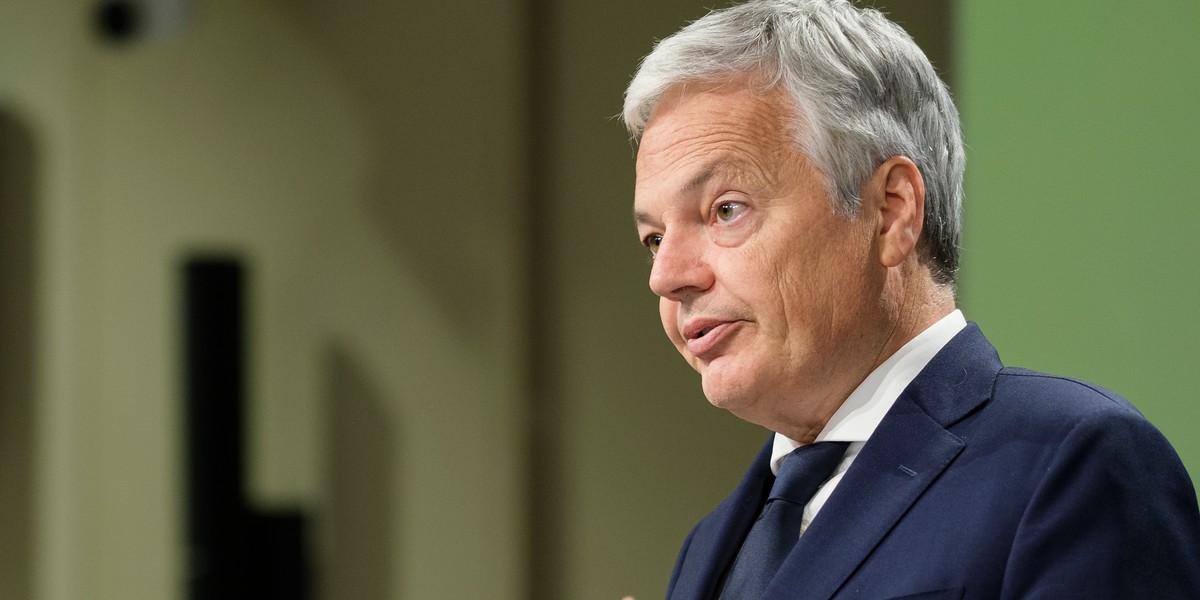 Komisarz UE ds. sprawiedliwości Didier Reynders