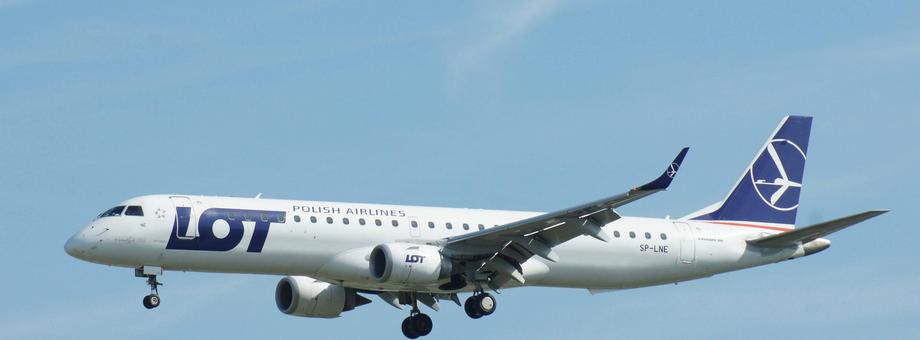 Rejsy na trasie Warszawa-Bejrut będą obsługiwały samoloty Embraer 195