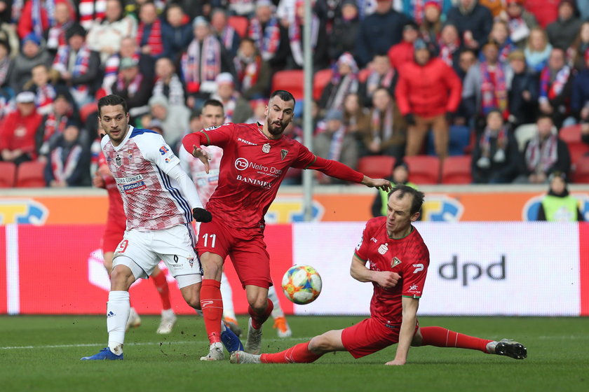 Pilka Nozna. Ekstraklasa. Gornik Zabrze - Zaglebie Sosnowiec. 23.02.2019