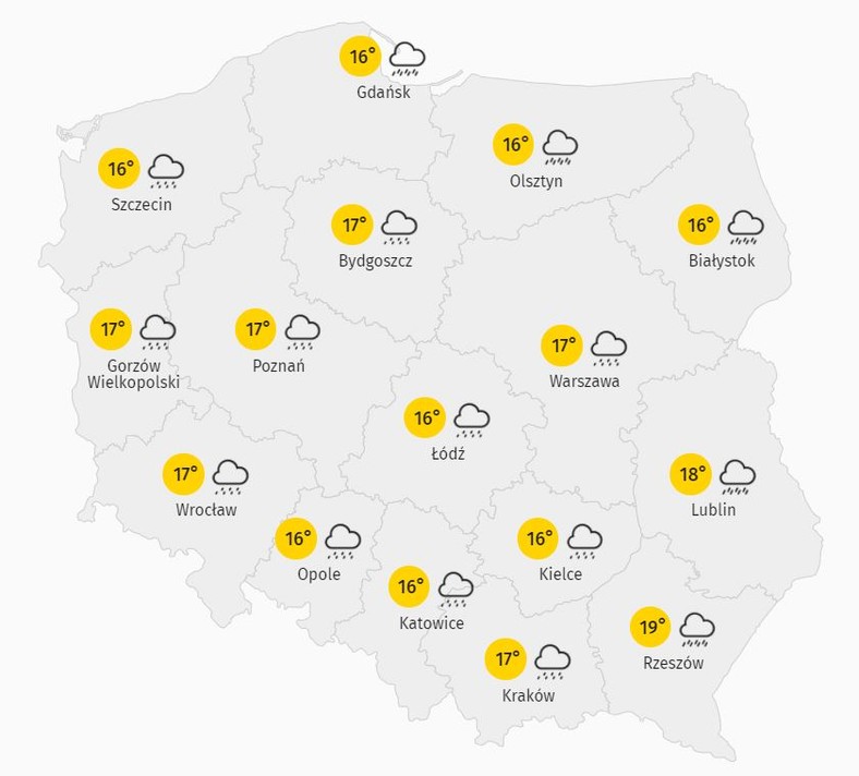 Pogoda na sobotę