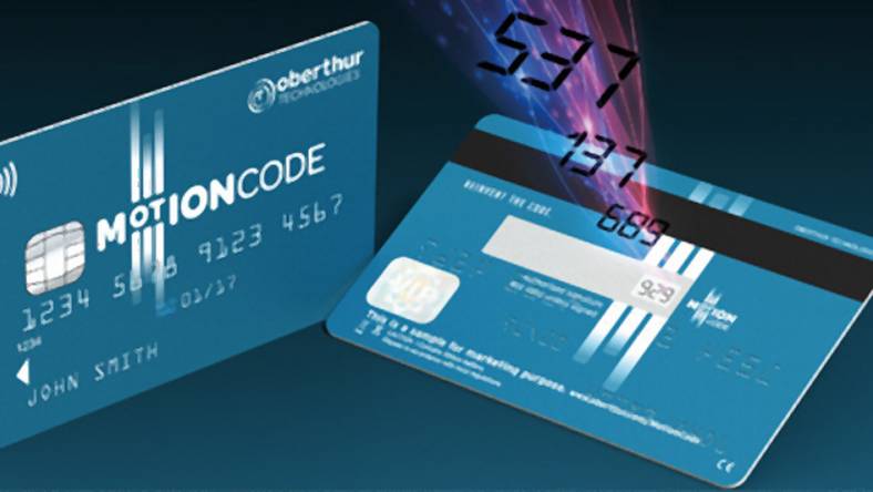 Motion Code - pomysłowe zabezpieczenie kart płatniczych