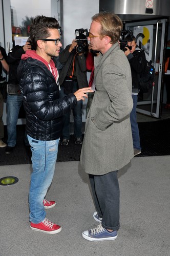 Tomasz Wasilewski i Jacek Borcuch na festiwalu w Gdyni