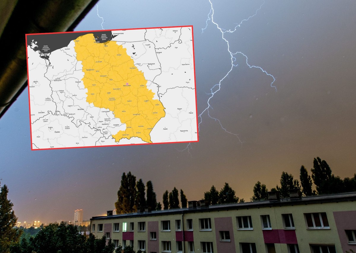 Armgedon pogodowy nad Polską. IMGW podnosi alerty dla 10 województw