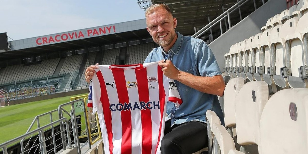 Mick van Buren trafił do Cracovii latem. 