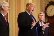 President Donald Trump Joins Senate Republicans For Their Weekly Policy Luncheon