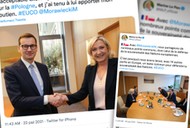 Morawiecki i Le Pen