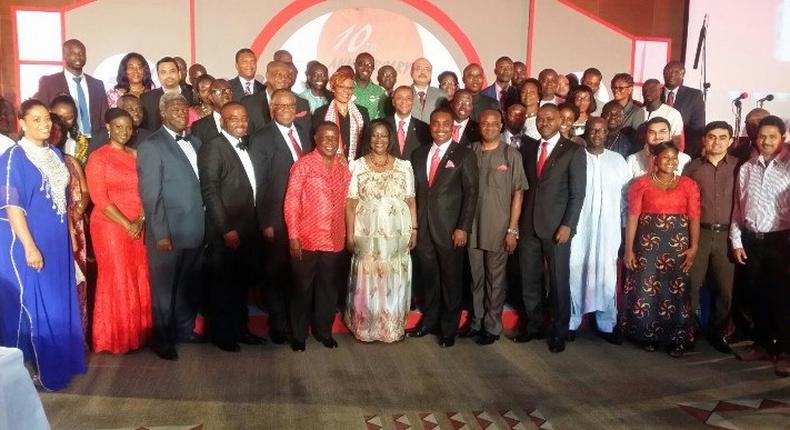 Dr. Mary Chinery Hessey and Board of Zenith Bank