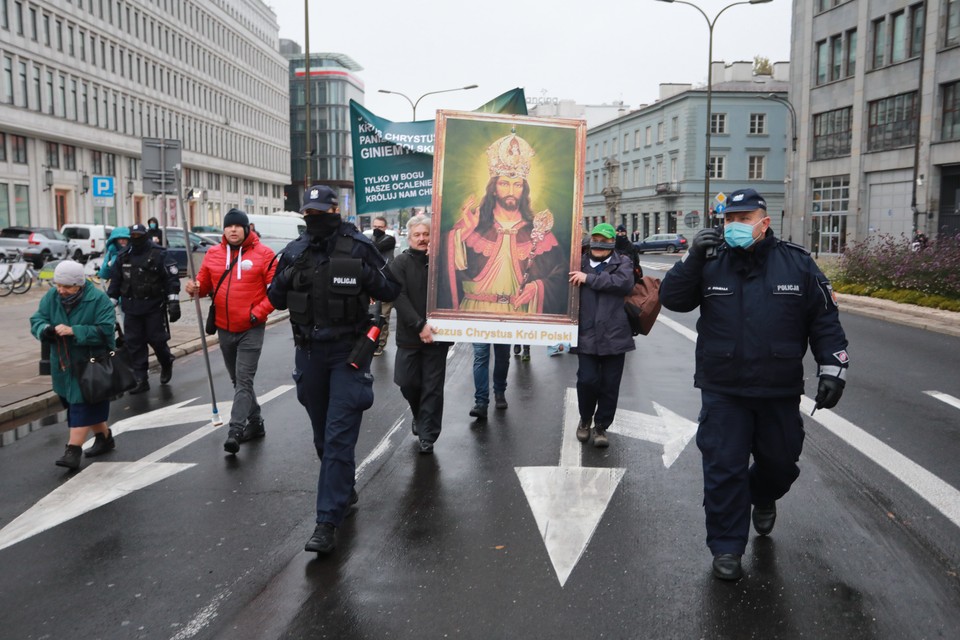 Narodowy Marsz Różańcowy w Warszawie