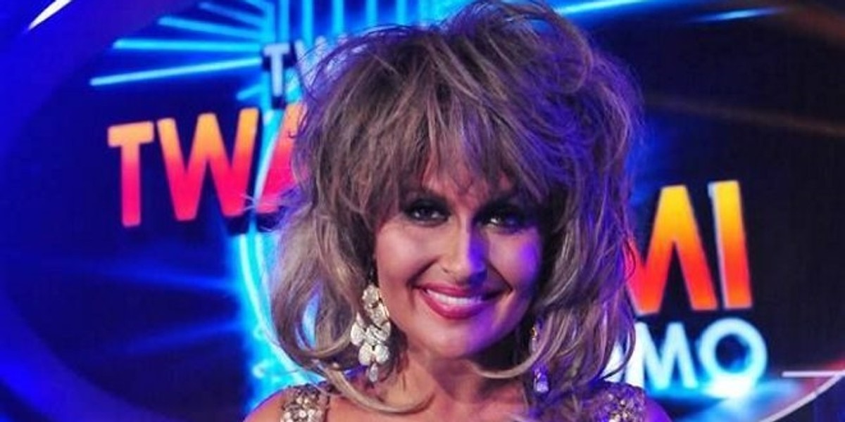 Katarzyna Skrzynecka w show "Twoja twarz brzmi znajomo" jako Tina Turner