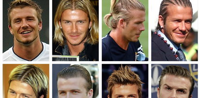Beckham imponuje również... włosami. GALERIA!