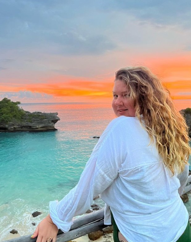 Komička Evelyn dovolenkovala na Bali.