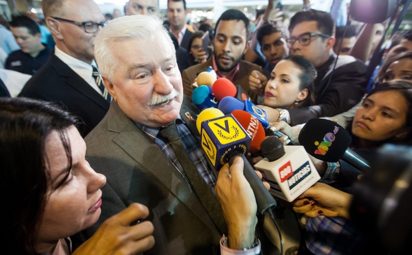 Lech Wałęsa w Wenezueli