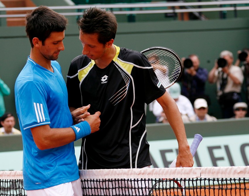 Sergej Stahovski i Novak Đoković