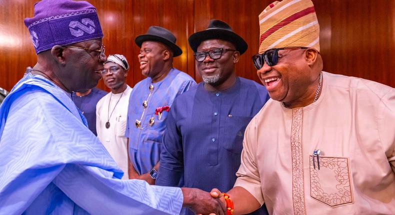 President Bola Tinubu meets with Nigerian governors in Aso Villa on Wednesday, June 7, 2023. [Presidency]