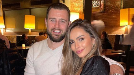 Slovenský hokejista Tomáš Tatar s manželkou Veronikou.