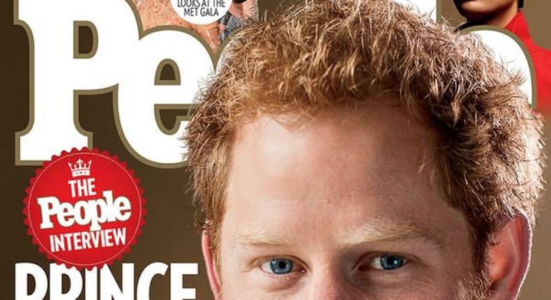 Prince Harry for People magazine