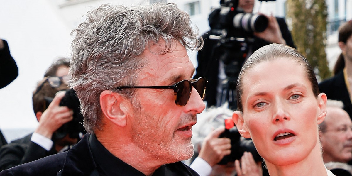 Paweł Pawlikowski i Małgorzata Bela na festiwalu w Cannes w 2022 roku.