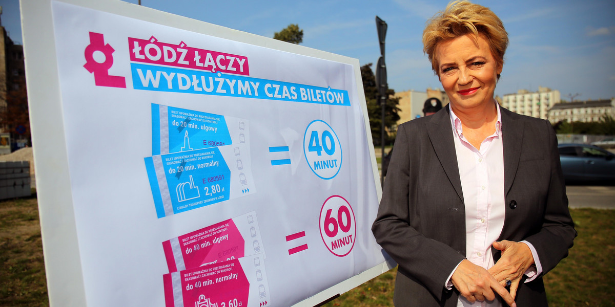 Hanna Zdanowska, prezydent Łodzi