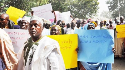 South-West pensioners demand ₦40,000 minimum pension/Illustration.