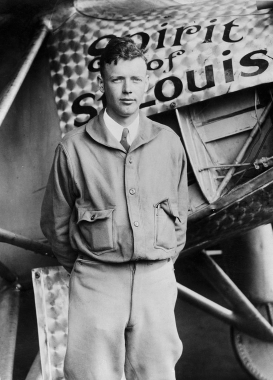Charles Lindbergh przed słynnym lotem (maj 1927)