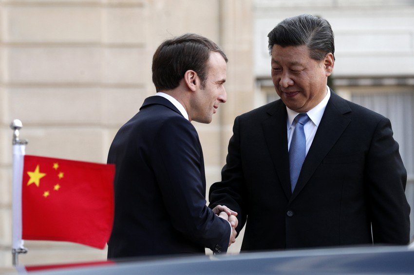 Emanuel Makron i Si Đinping u Parizu u martu ove godine