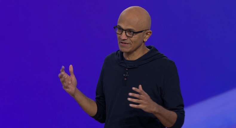 Satya Nadella.Microsoft