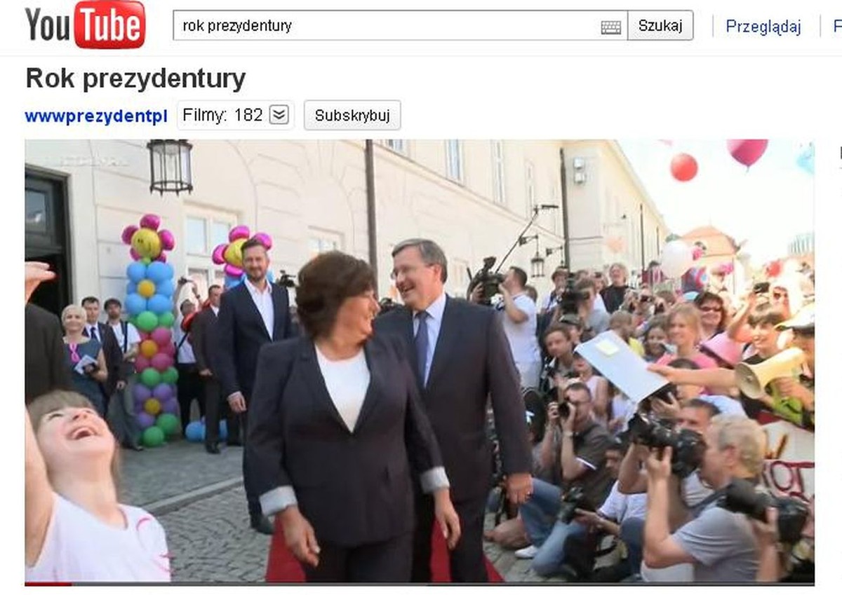 Najnowszy klip z udziałem prezydenta