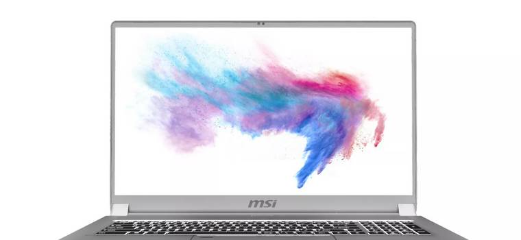 MSI Creator 17 - pierwszy laptop z ekranem Mini LED (CES 2020)