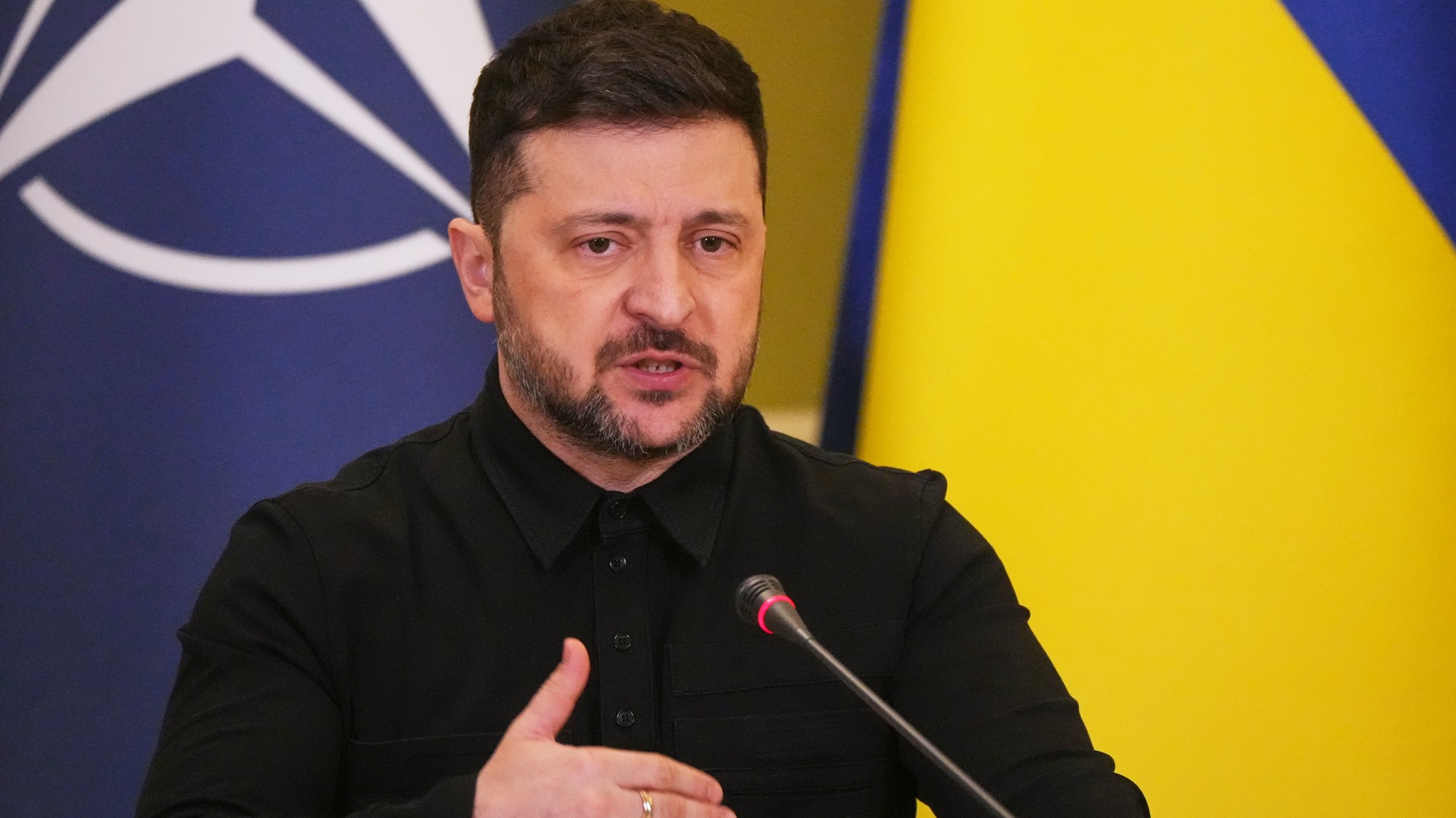 Ukrajinský prezident Volodymyr Zelenskyj.