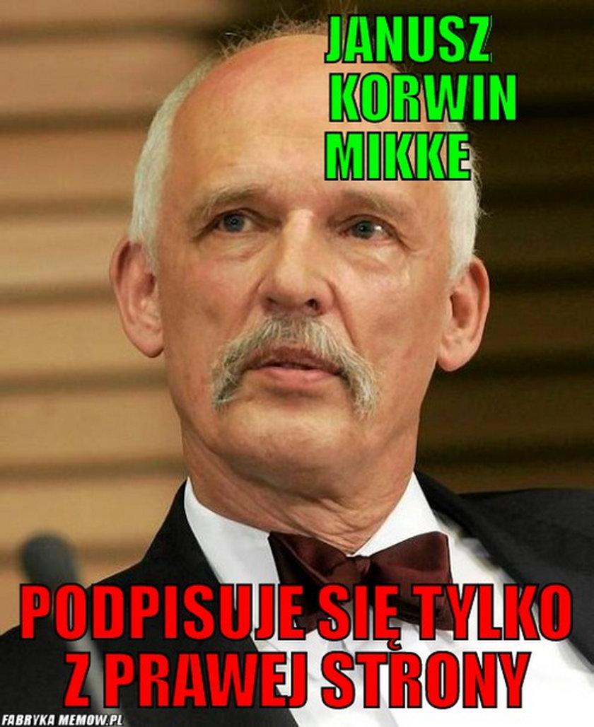 Memy z Korwin-Mikkem