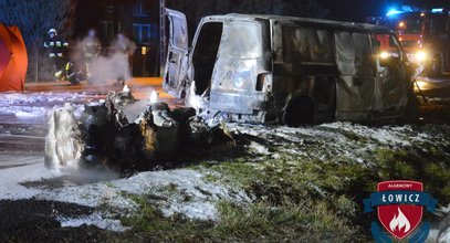 Tragiczny wypadek w Gzince. Samochody spłonęły, są ofiary