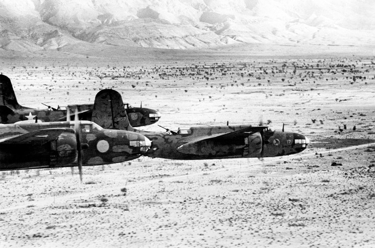 Bombowce Douglas A-20 nad Tunezją; luty 1943 r.