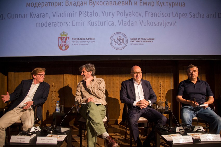 Gunar Kvaran, Emir Kusturica, Vladan Vukosavljević i Vladimir Pištalo