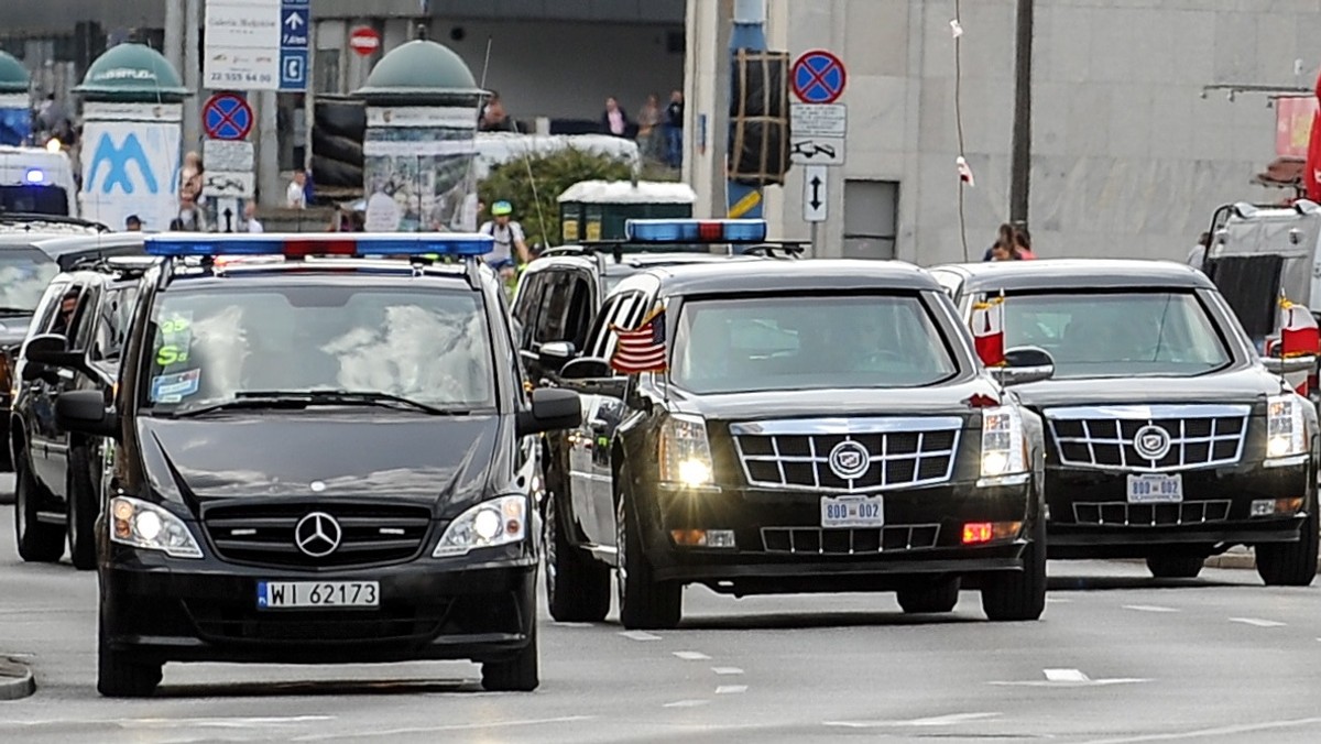 Szczyt NATO w Warszawie. Llimuzyna prezydenta USA