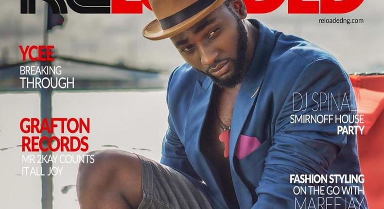 Gbenro Ajibade on the cover of Reloaded magazine