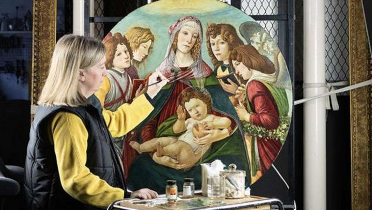 Podczas renowacji kopii obrazu "Madonna z granatem" Boticellego, konserwatorzy odkryli, że dzieło, z którym mają do czynienia to oryginalna praca słynnego włoskiego malarza.
