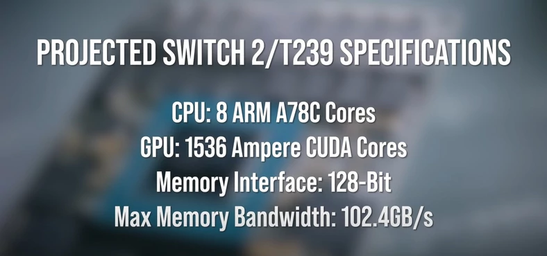 Nintendo Switch 2 z Nvidia Tegra T239