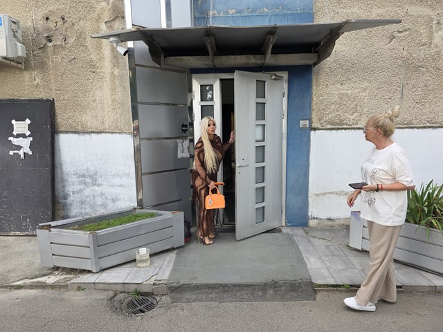 Dara Bubamara na snimanju "Zvezda Granda"
