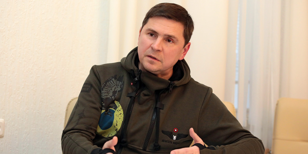 Mychajło Podolak, doradca prezydenta Ukrainy Wołodymyra Zełenskiego.