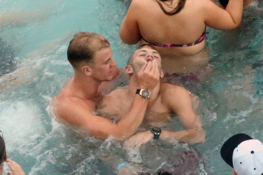 Jack Wilshere i Joe Hart na imprezie w Las Vegas