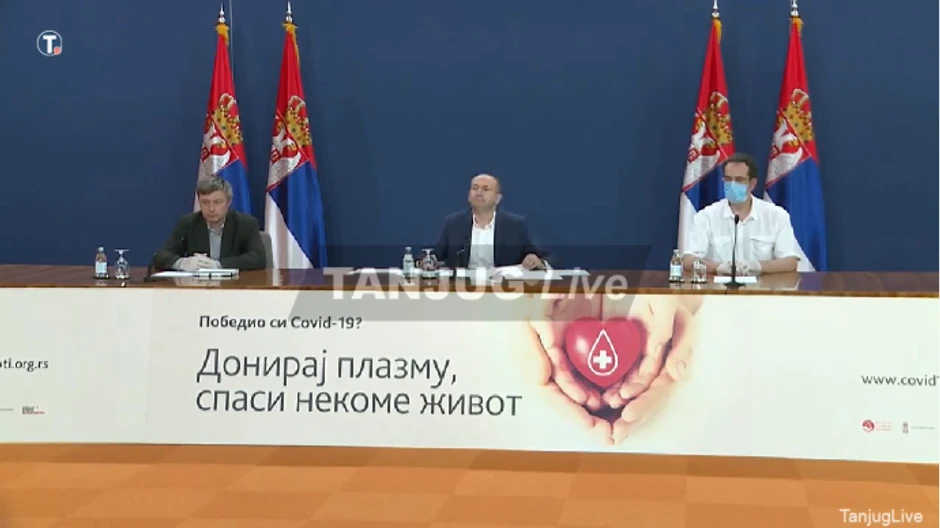 Goran Stevanović, Zoran Gojković i Srđa Janković na KZN u Vladi Srbije