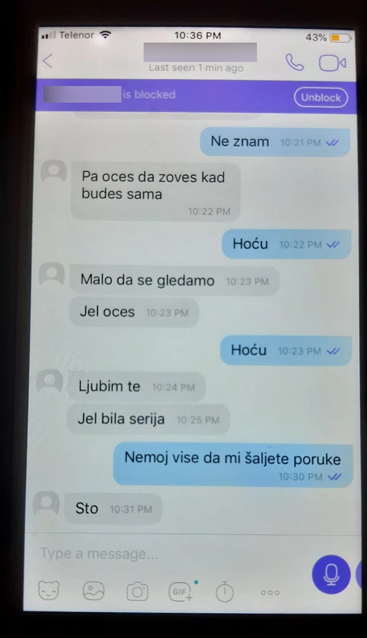 Viber poruke čuvara sa Zvezdare