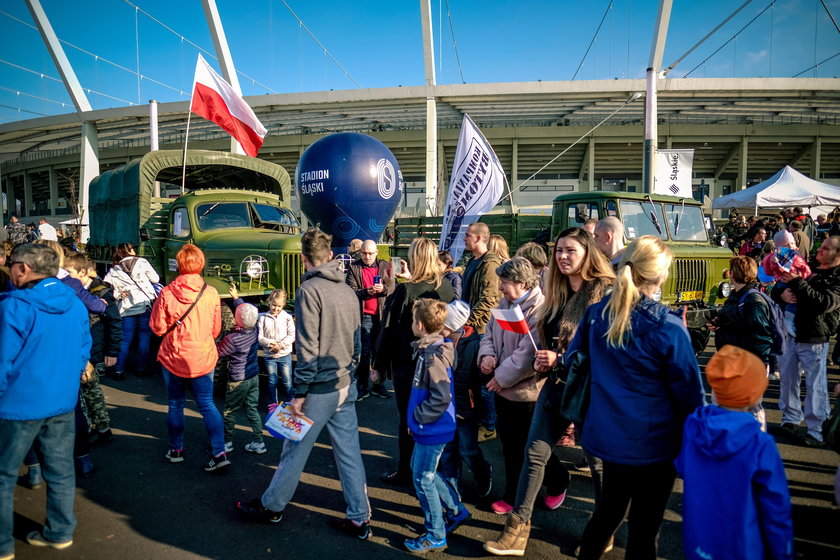 Obchody 100 rocznicy odzyskania niepodległości na Stadionie Śląskim w Chorzowie