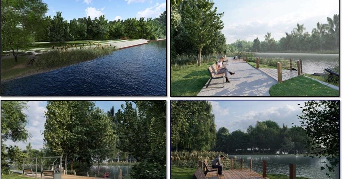 Okolica stawu przy Karpnickiej wypięknieje!