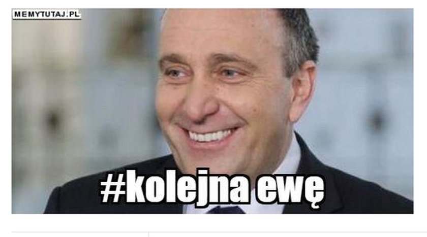 Memy o akcji #KolejNaEwę